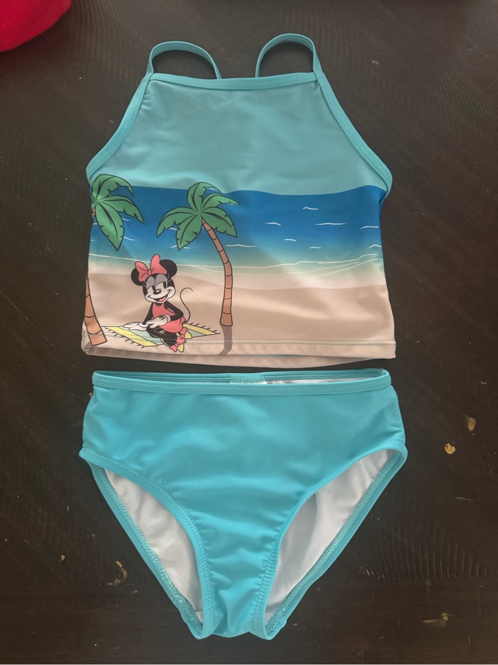 Disney Blue Minnie Mouse Beach Two-Piece Swim Set